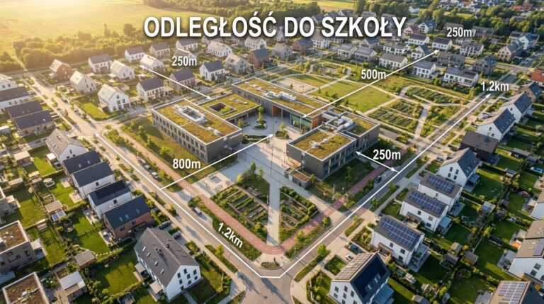 Budowa domu a odległość od szkoły – przepisy, gminne standardy dostępności i praktyczne wskazówki
