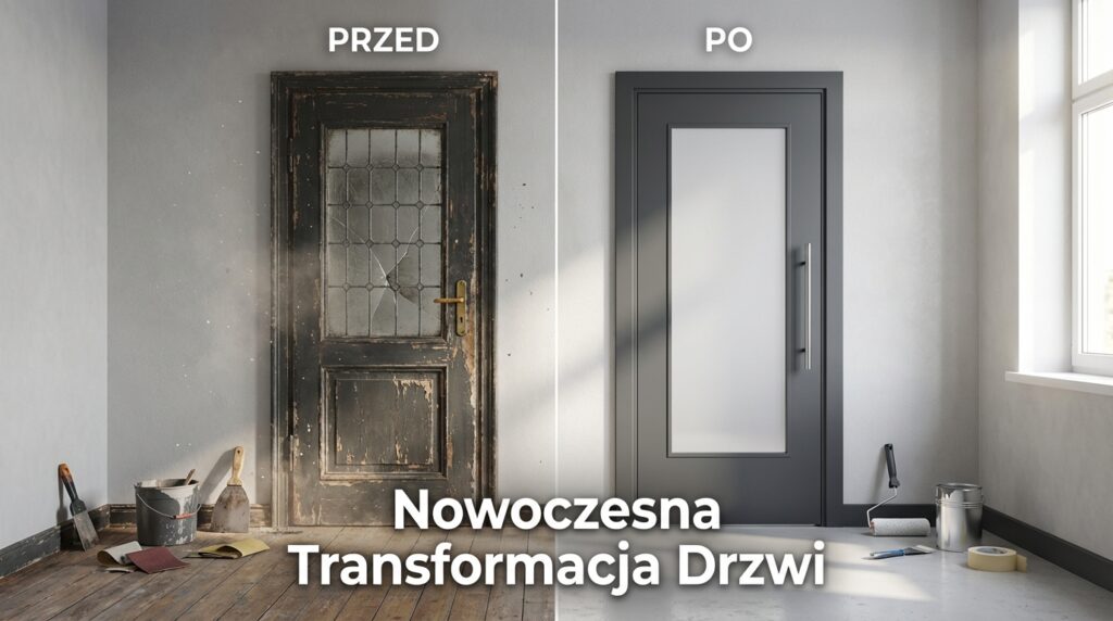 Jak przerobić stare drzwi z szybą na nowoczesne? Kompletny poradnik DIY krok po kroku [2026]