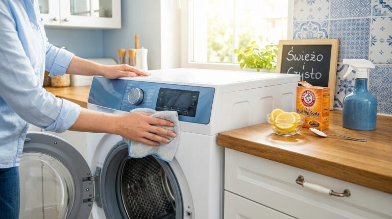 Jak wyczyścić pralkę, żeby nie śmierdziała?