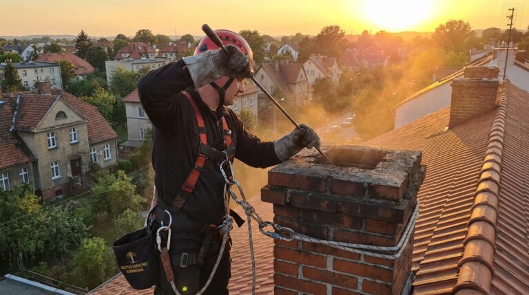 Ile kosztuje czyszczenie komina w 2026 roku? Aktualny cennik usług kominiarskich i obowiązki prawne