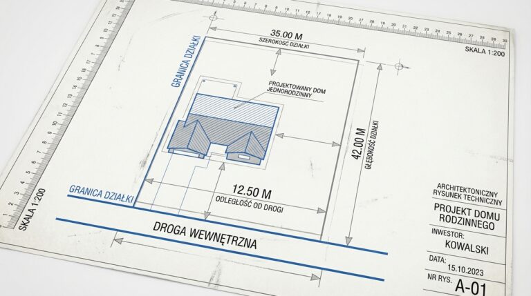 Minimalna odległość drogi wewnętrznej od granicy działki 2026 – przepisy, kary, praktyczne porady