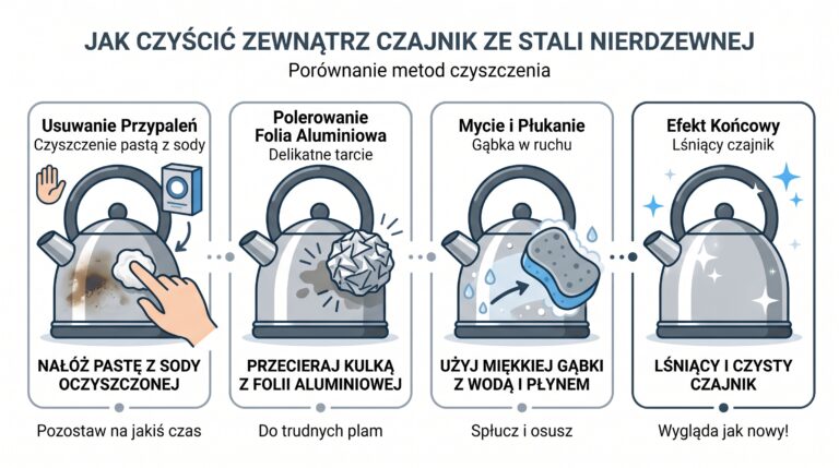 czyszczenie stali soda trik