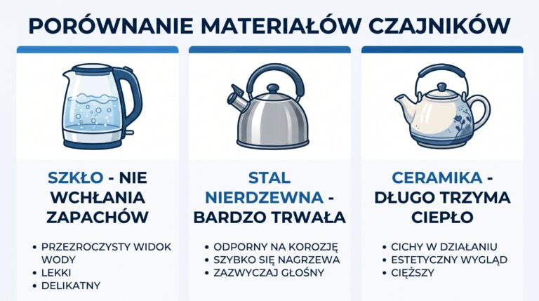 porownanie materialow czajnikow infografika