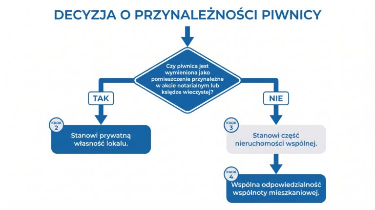 jak ustalic status piwnicy infografika